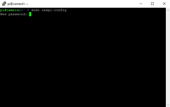 Raspberry Pi Zero Raspi-Config Changing Password